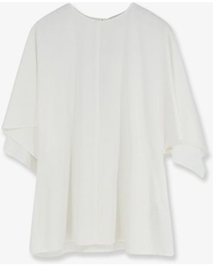 Stella McCartney Handkerchief Satin Top - White