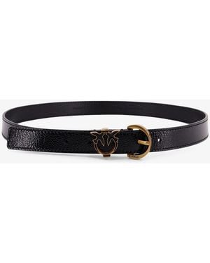 Pinko Leather Belt - White