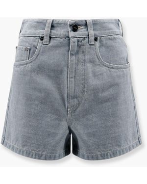 Fendi Roma Denim Shorts - Blue