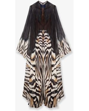 Mes Demoiselles Sisters Viscose And Chiffon Long Dress - White
