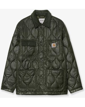 Carhartt Oscar Chore Liner Quilted Nylon Jacket - Green