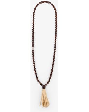 DSquared² Collana Summer Lovers Con Perline - Bianco