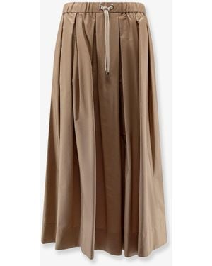 Max Mara S Max Mara Skirts Cotone - Brown