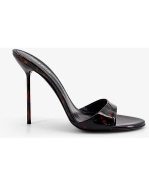 Paris Texas Lidia Patent Leather Sandals - Brown