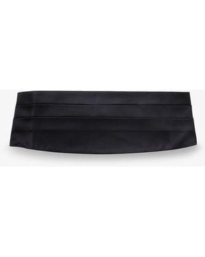 Brunello Cucinelli Cotton And Silk Cummerbund - White