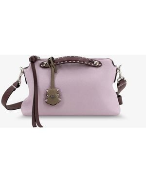 Fendi By The Way Medium Leather Crossbody Bag - Purple