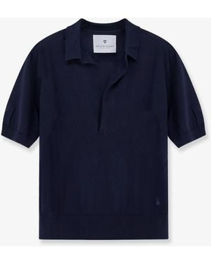 Seven Gauge Lyocell Polo Shirt - Blue