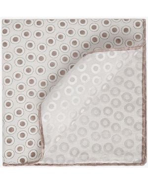 Brunello Cucinelli Silk Pochette - White