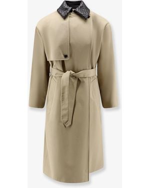Bottega Veneta Light Cotton Trench - Natural