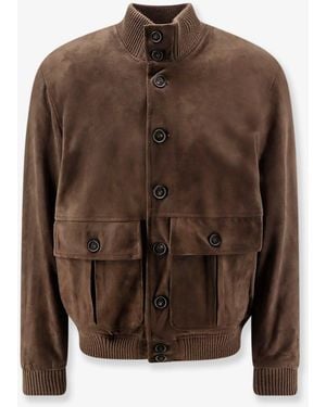 DFOUR® Suede Jacket - Brown