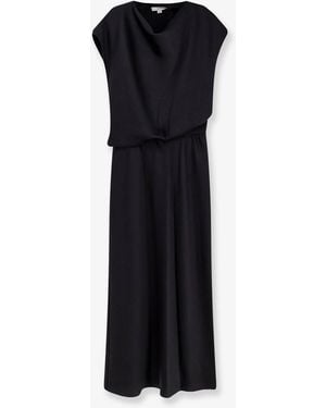 Vince Satin Long Dress - Black