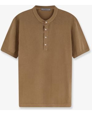 Corneliani Cotton T-Shirt - Brown