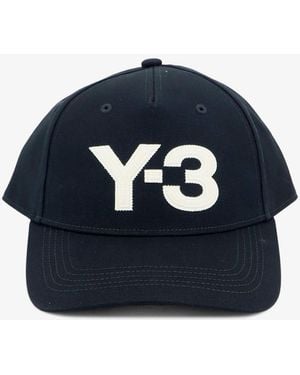 Y-3 Cappello Baseball Y-3 Logo - Blu