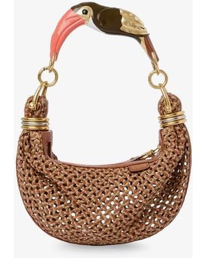 Chloé Bracelet Hobo Handbag With Toucan Handle - Pink