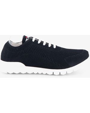 Kiton Trainers Knitted Fabric - Blue