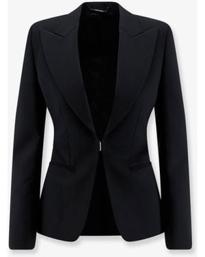 Gucci Technical Wool Blazer - Black