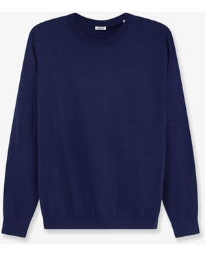 Aspesi Cotton, Silk And Linen Jumper - Blue