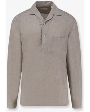 Lardini Pailan Linen Shirt - Grey