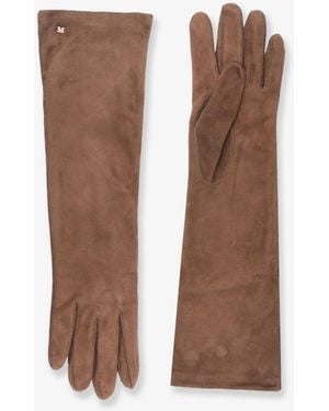 Max Mara Guanti Lunghi Afide - Marrone