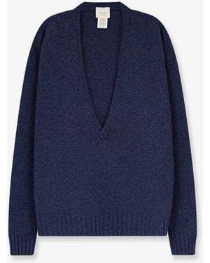 Alysi Wool And Cashmere Blend Sweater - Blue