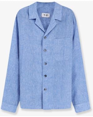 Y-81 Linen Shirt - Blue