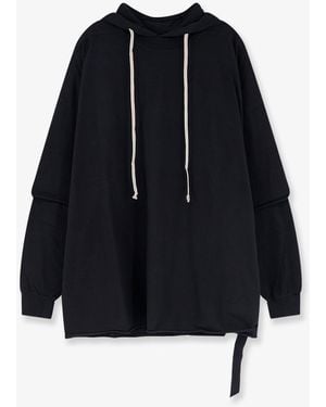 Rick Owens Tommy Hustle Cotton Sweatshirt - Blue