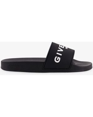 Givenchy Rubber Slides - White