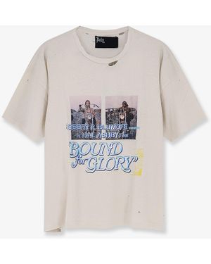 PALY Cotton T-Shirt With Print On The Front - White