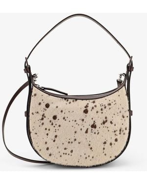 Atp Atelier Silea Pony Skin Shoulder Bag - Metallic