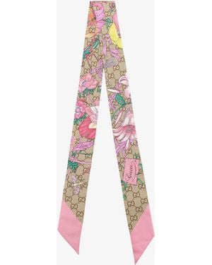 Gucci Silk Bandeau - White