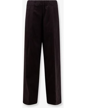 Semicouture Stretch Cotton Pants - Black