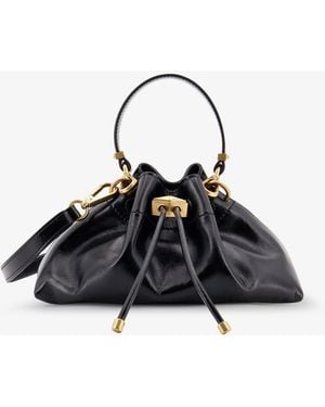 Jimmy Choo Cinch Small Leather Shoulder Bag - Black