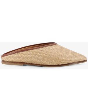 babú Milano Raffia Sandals - Natural