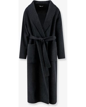 Hevò Alliste Wool Coat - Black