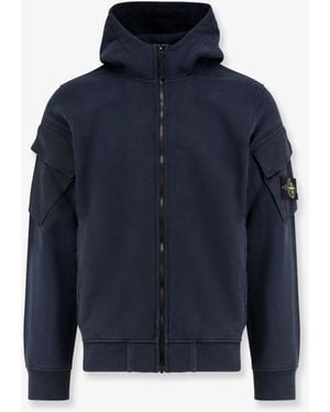 Stone Island Organic Cotton Sweatshirt - Blue