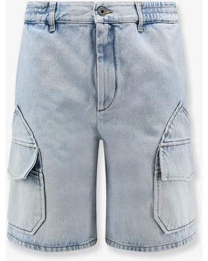 Loewe Pantalone Corto Con Tasche - Blue