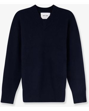 Soft Goat Cashmere Jumper - Blue