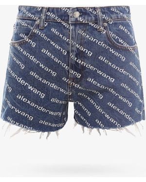 Alexander Wang Denim Shorts - Blue