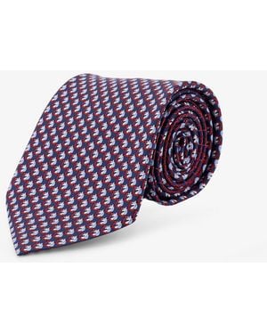 Ferragamo Brio Silk Tie - Purple