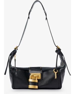 Chloé Paddington Leather Shoulder Bag - White