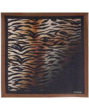 Pinko Foulard Cotton Valzer - Brown