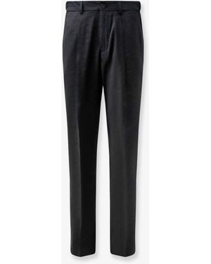 Hevò Torre Canne Modal Blend Pants - Black