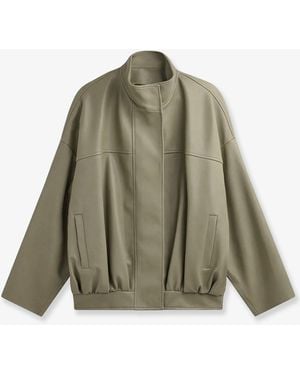 Frankie Shop Veren Faux Leather Jacket - Green