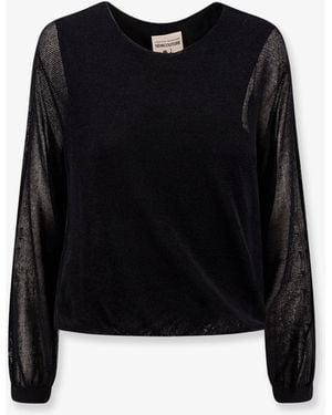 Semicouture Cotton Jumper - Black