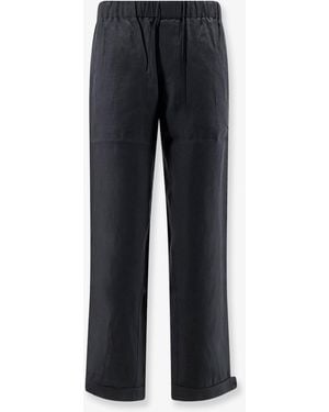 Y-81 Linen Trousers - Blue