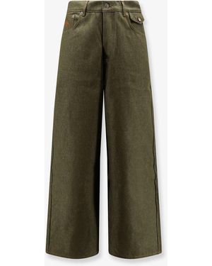 Walk In Paris The Gardener's Denim Trousers - Green