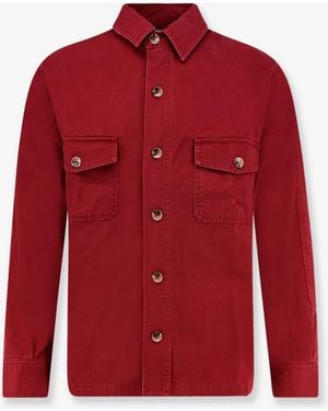 Tonywack Oversize Cotton Shirt - Red