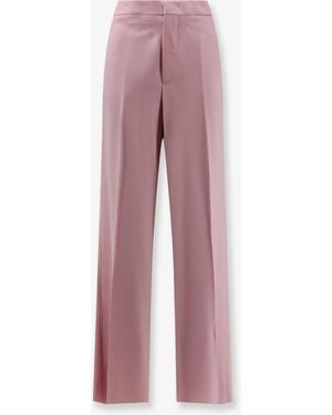 Tagliatore Parigi Stretch Virgin Wool Pants - Pink