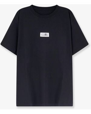 MM6 by Maison Margiela Numeric Cotton T-Shirt - Black