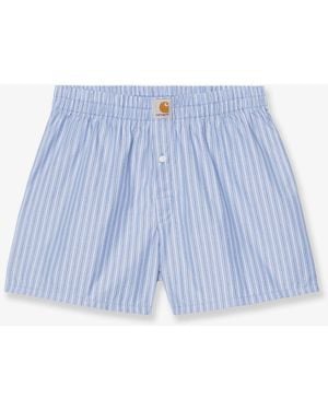 Carhartt Striped Cotton Boxers - Blue